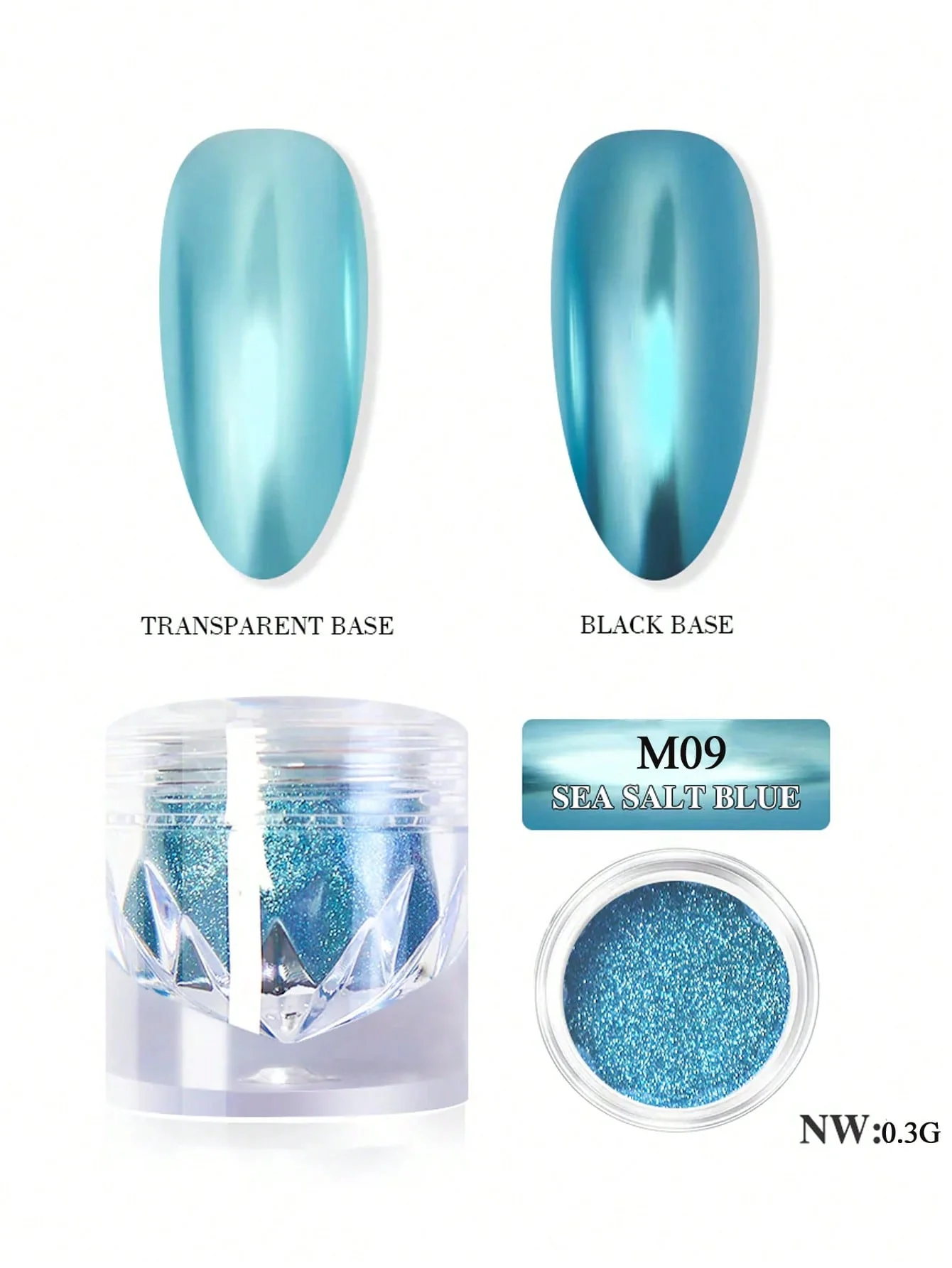 28 قطعة/المجموعة/مجموعة بودرة أظافر كروم مرآة سحرية/ديكور لامع لامع/لوحة مانيكير معدنية مطوية من التيتانيوم/مجموعة #6