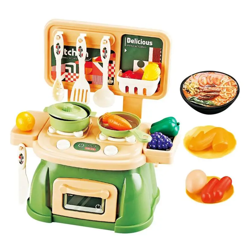 Ensemble de jouets de cuisine pour enfants, ustensiles de cuisine pour filles, jouet de cuisine pour bébé, fruits coupés, simulation de jeu de simulation, 45 pièces