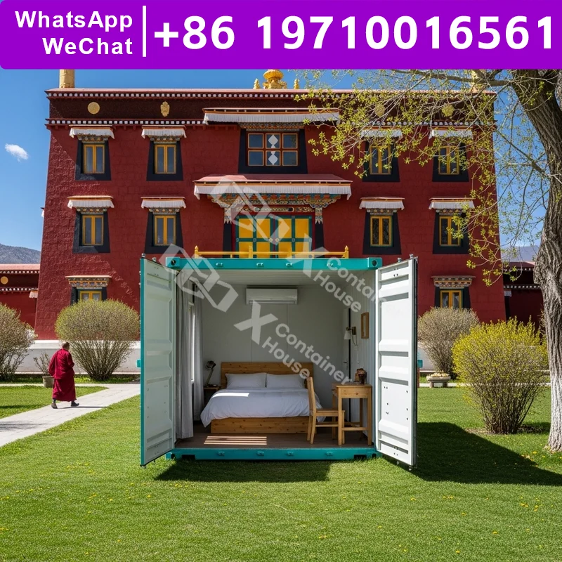 

Premade Houses 160 Square Feet Tiny House Container Buildings Garden Room Prefab Cabins Container Home 3 Bedroom Flat Pack House