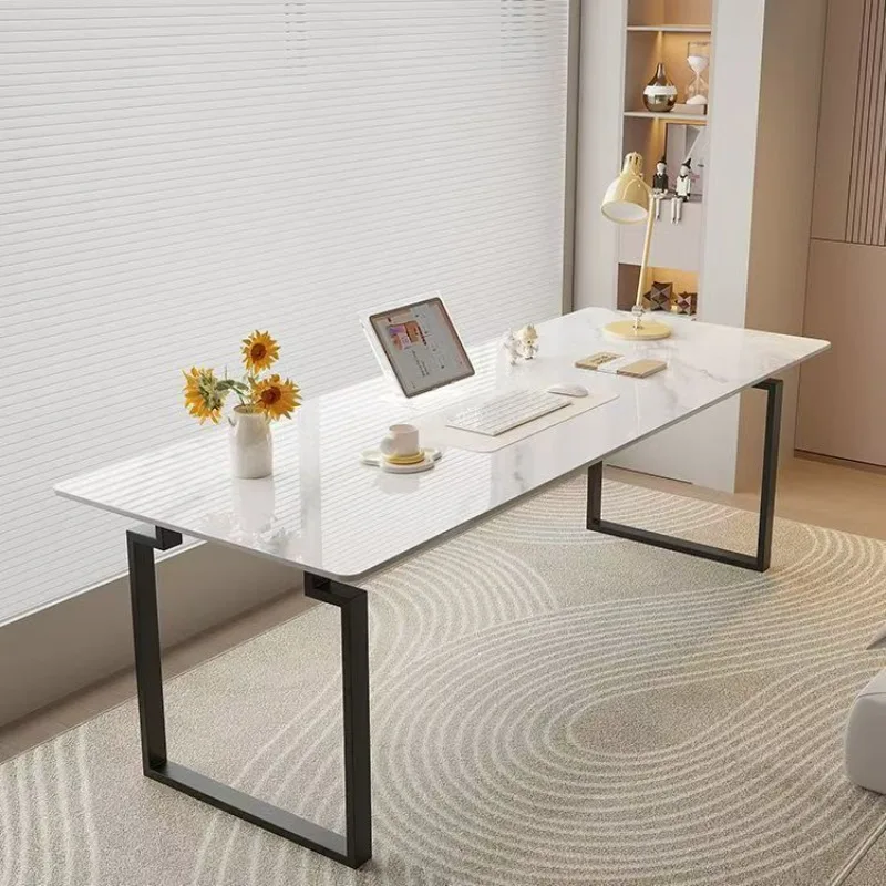 

Итальянские роскошные офисные столы из каменной плиты, современный простой дизайнерский учебный стол, компьютерный стол, коммерческая мебель, Escritorios FYOD