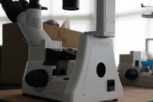 فحص صناعي قياس الميتالوغرافية 1000X ثلاثي العينيات مجهر معدني مقلوب XJP-403 #6