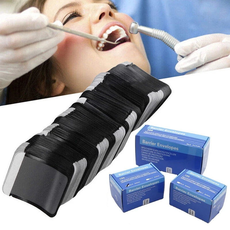 

Disposable Dental X-ray Barrier Envelopes for Image Plate Phosphor Plate Dental Films Dental X-Ray Bags IP Plates Protect Cover