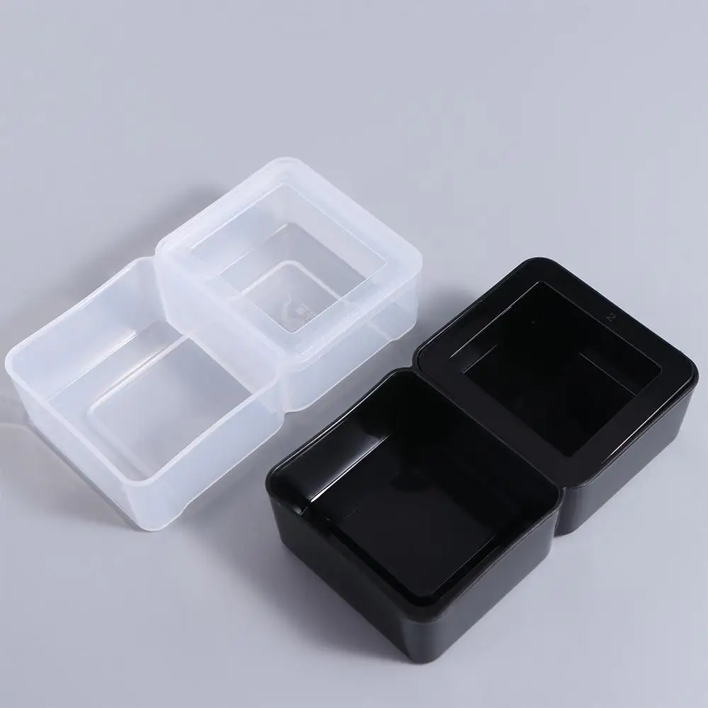 

Black/White Plastic Breeding Feeders Box Anti-escape Plastic Reptile Feeding Bowl Double Box 2 in 1 Worm Dish Snake