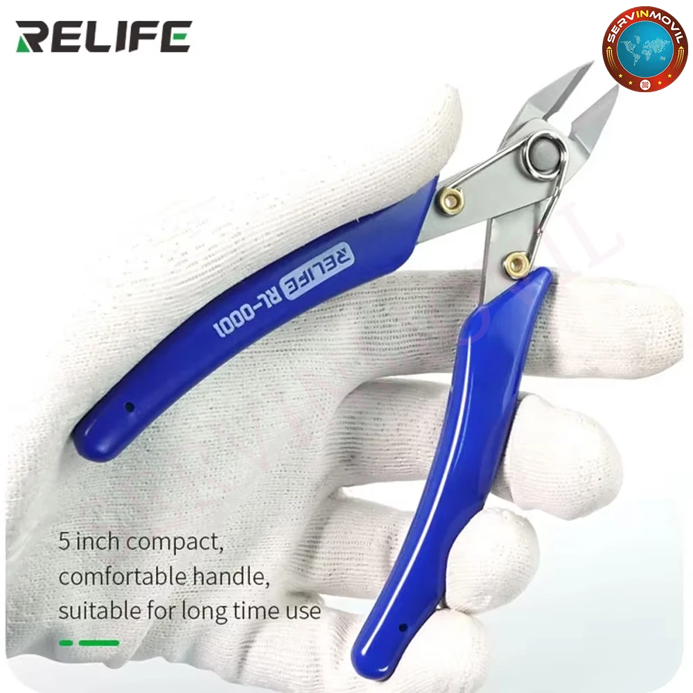 RELIFE RL-0001 Pinza diagonale Pinza per taglio cavi elettronici ad alta durezza e precisione Taglierina per cavi per riparazione telefono