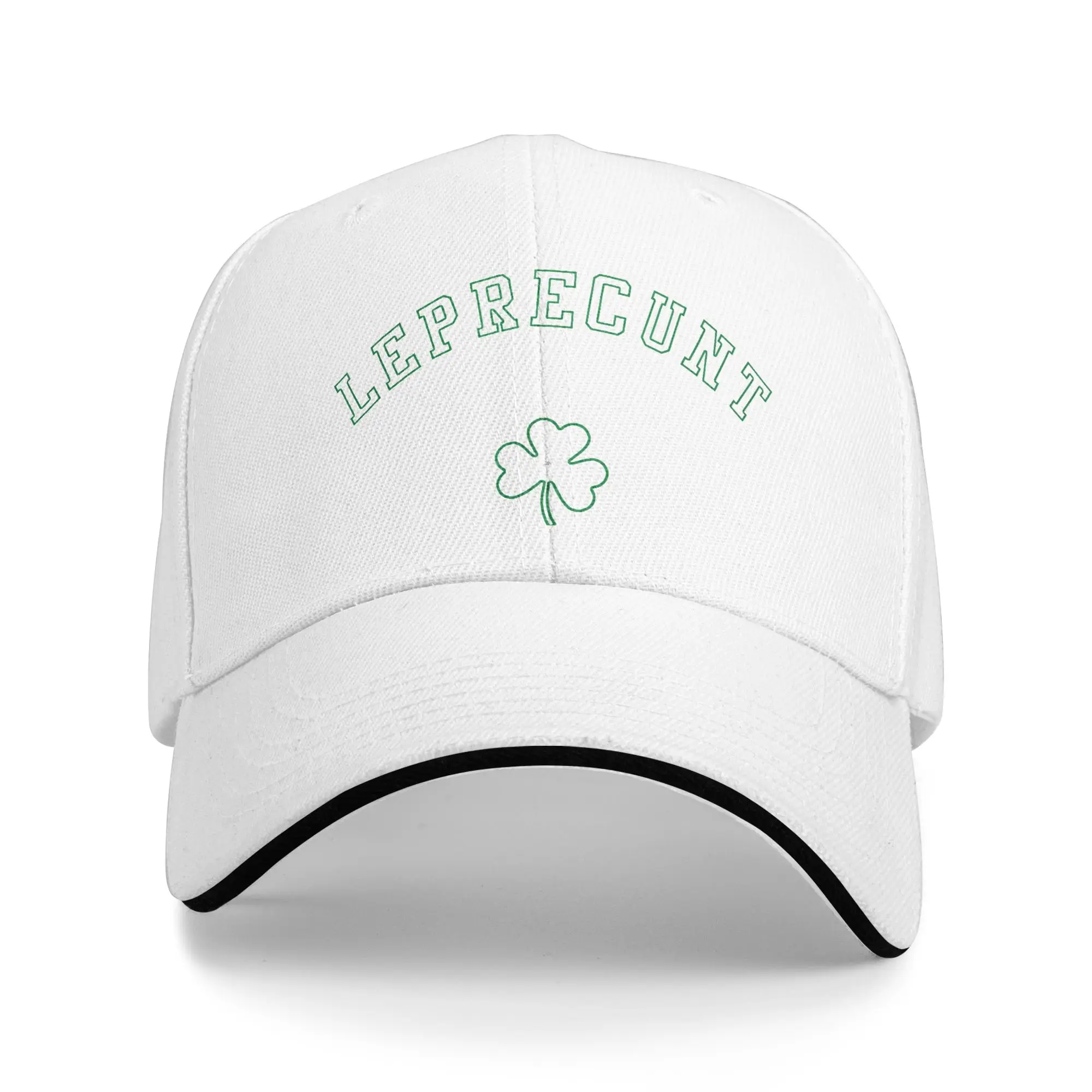 Leprecunt Irish St Patricks Day Casual Baseball Cap Summer Trucker Hat Hot Sale Outdoor Sports Hats Female Male Baseball Caps