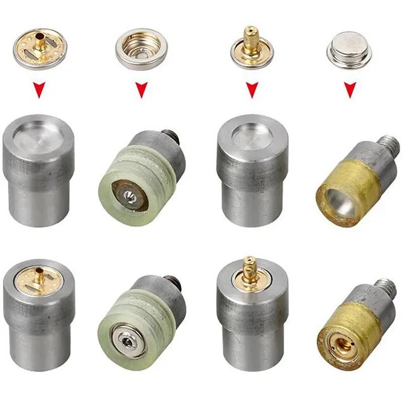 Metal Snap Buttons Mold for Hand Pressure Machine, Button Tool, DIY Sewing Dies 201, 633, 655, 831, 501/503