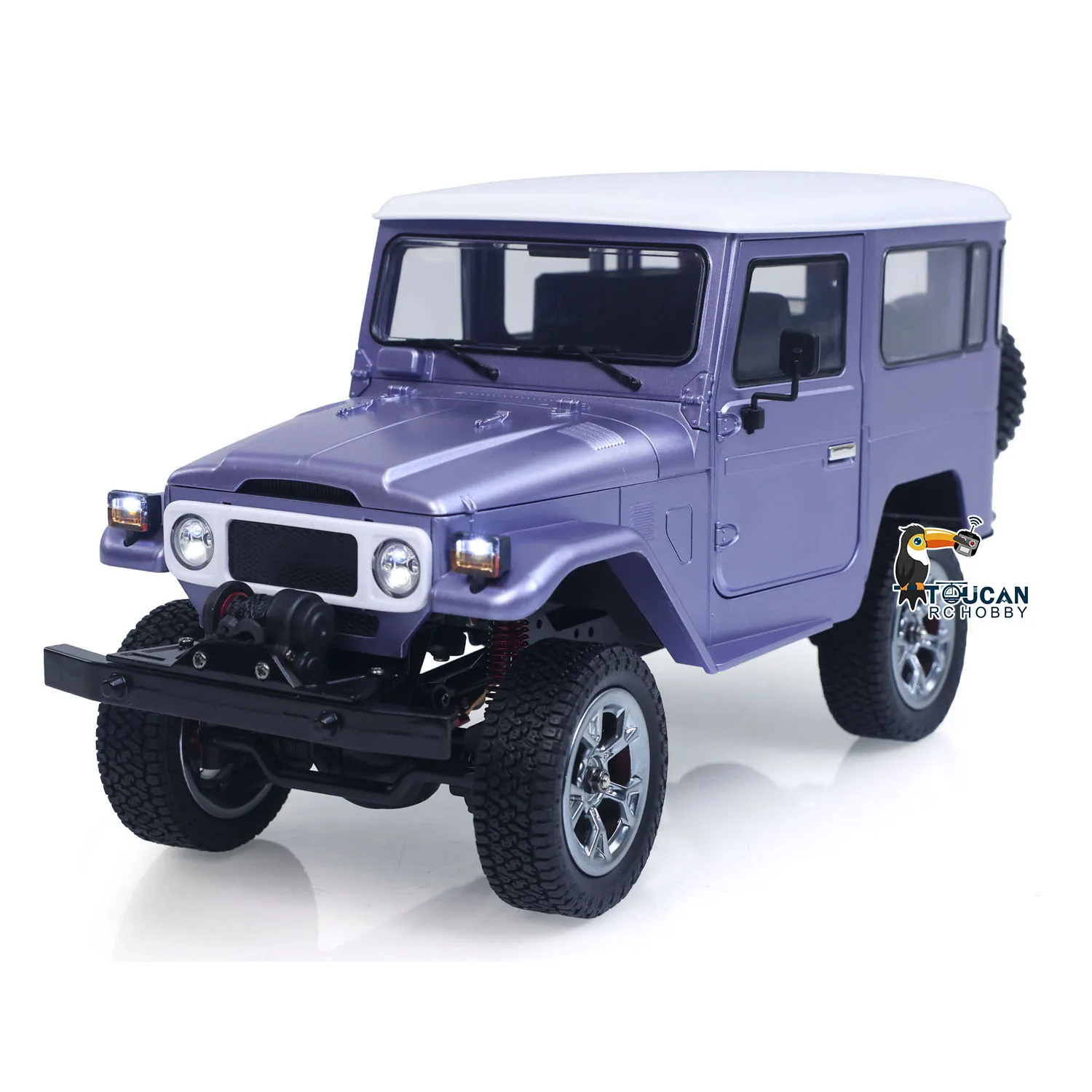 HG AWD 1/16 راديو التحكم على الطرق الوعرة سيارة HG4 211 محرك معدني مهاوي وحدة الدخان أضواء الأصوات تأثير RTR RC الزاحف لعبة مجسمة