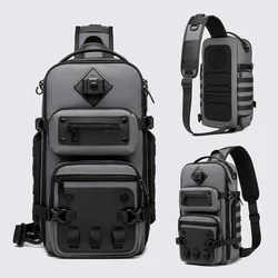 Waterproof Casual Chest Bag Multifunctional Men's Chest Bags Male Crossbody Bag Large Capacity Messenger Shoulder Packs XM232