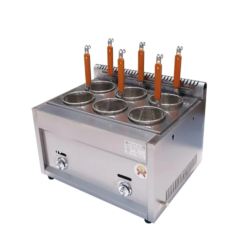 Commercial Gas Noodles Cooker Kitchen Food Noodles Processor Stainless Steel Pasta Cookware Noodles Cooking Machine