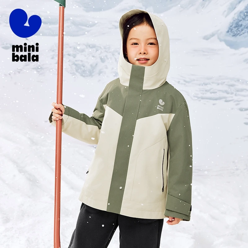 Piumino Mini Bala Outdoor impermeabile e antivento 2024 Nuovi stili invernali con capispalla 3 in 1