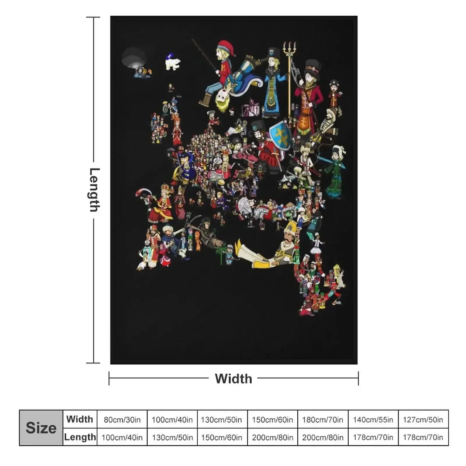 EUROPA UNIVERSALIS - National Personifications Map - 1444 Classic T-Shirt.png Throw Blanket Plaid wednesday Thins Blankets