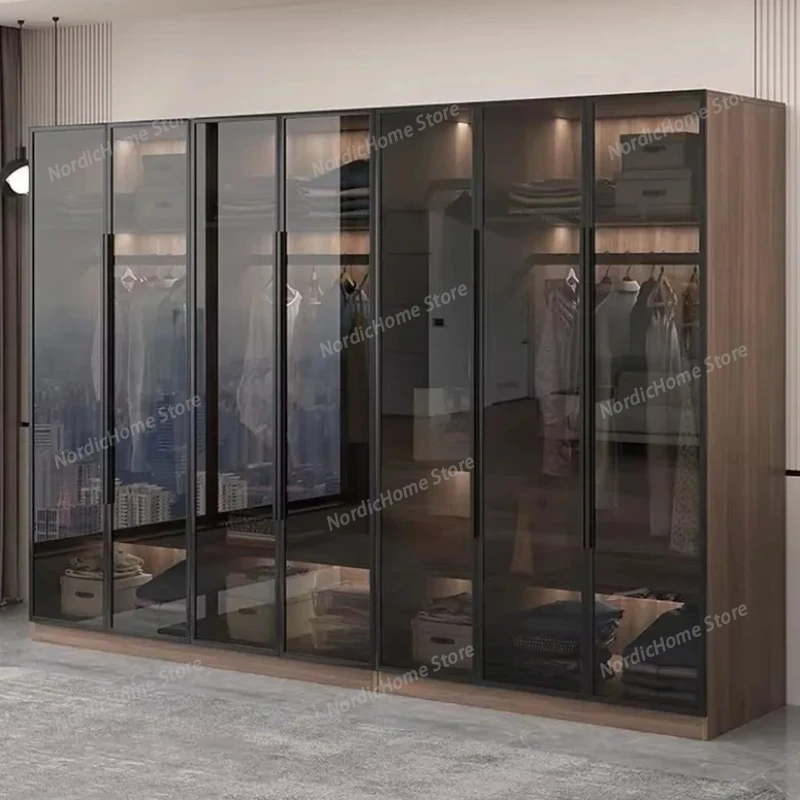 

Black Large Luxury Wardrobes Storage Nordic Cheap Apartment Hotel Wardrobes Living Room Armadio Guardaroba Furniture Home