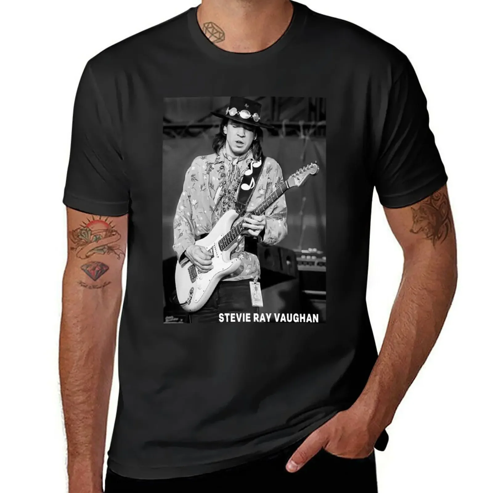 

Music Retro Vintage Stevie Ray Vaughan T-Shirt kawaii clothes shirts graphic tees tees sweat shirts, men