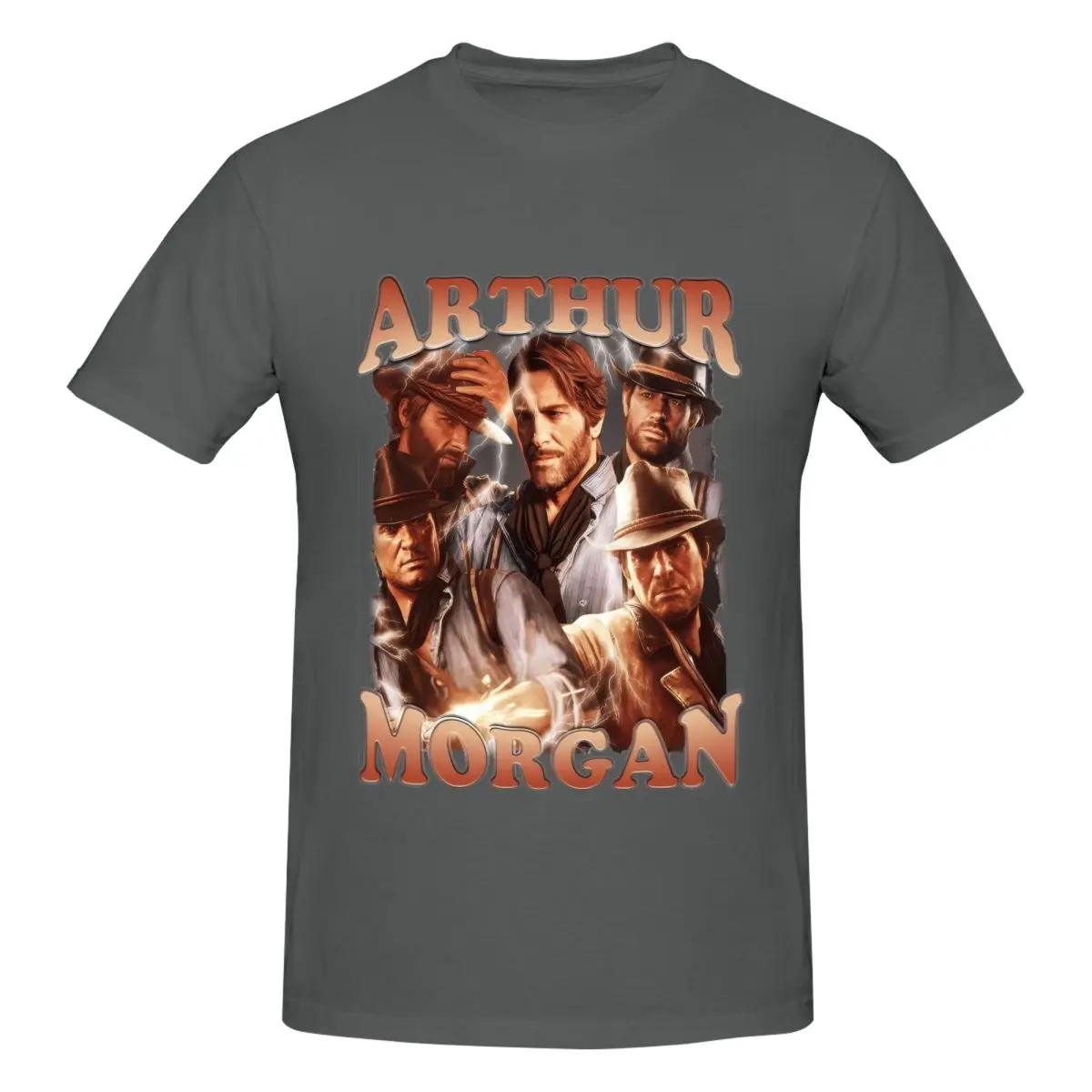 Arthur Morgan Red Dead Redemption T Shirt for Men Women Round Neck Oversized Graphic T Shirts Funny Tee Short Sleeve Summer