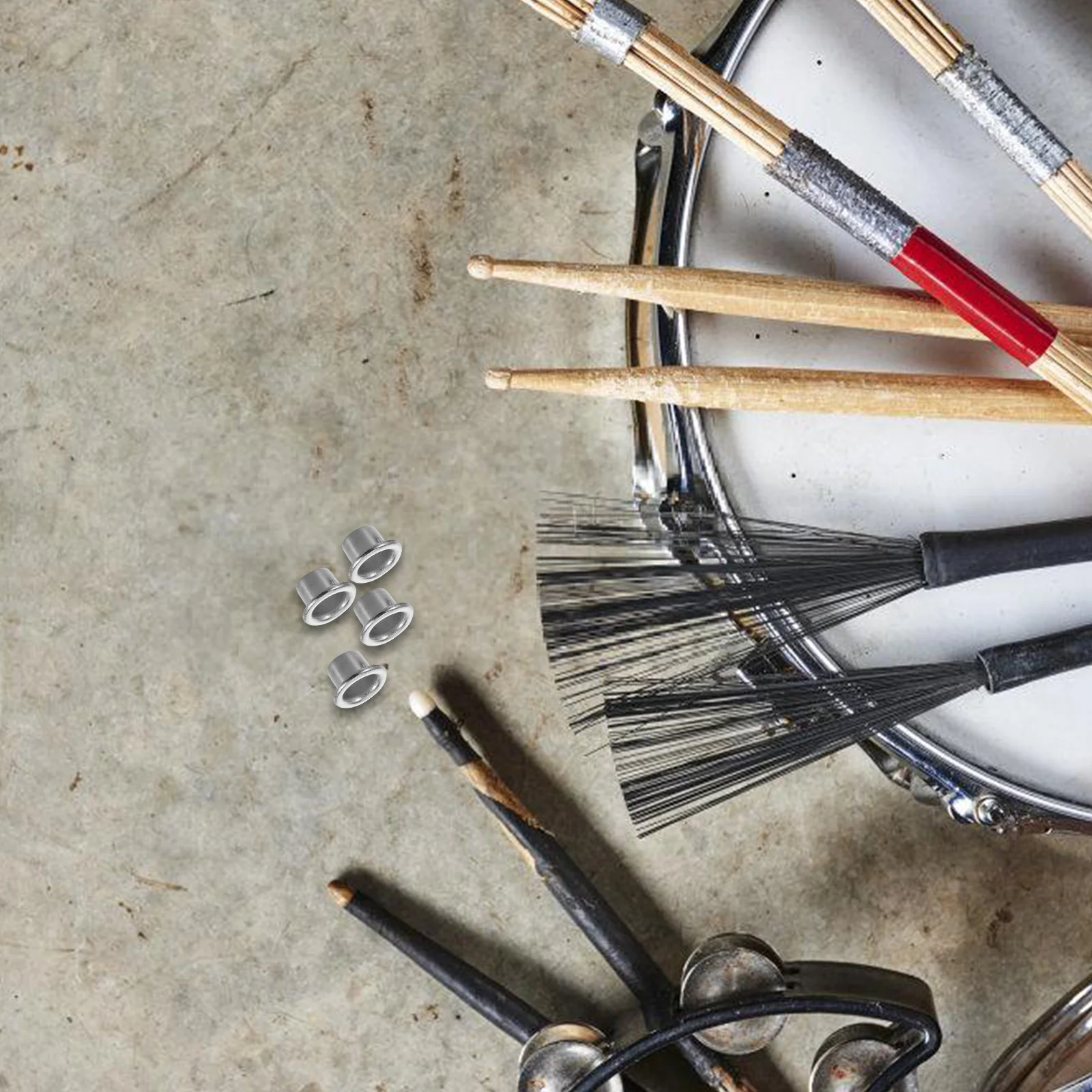 

20pcs 9X9Mm Air Hole For Snare Drum Metal Ventilation Valve Replacement Percussion Accessories Drum Breather Hole Hardware