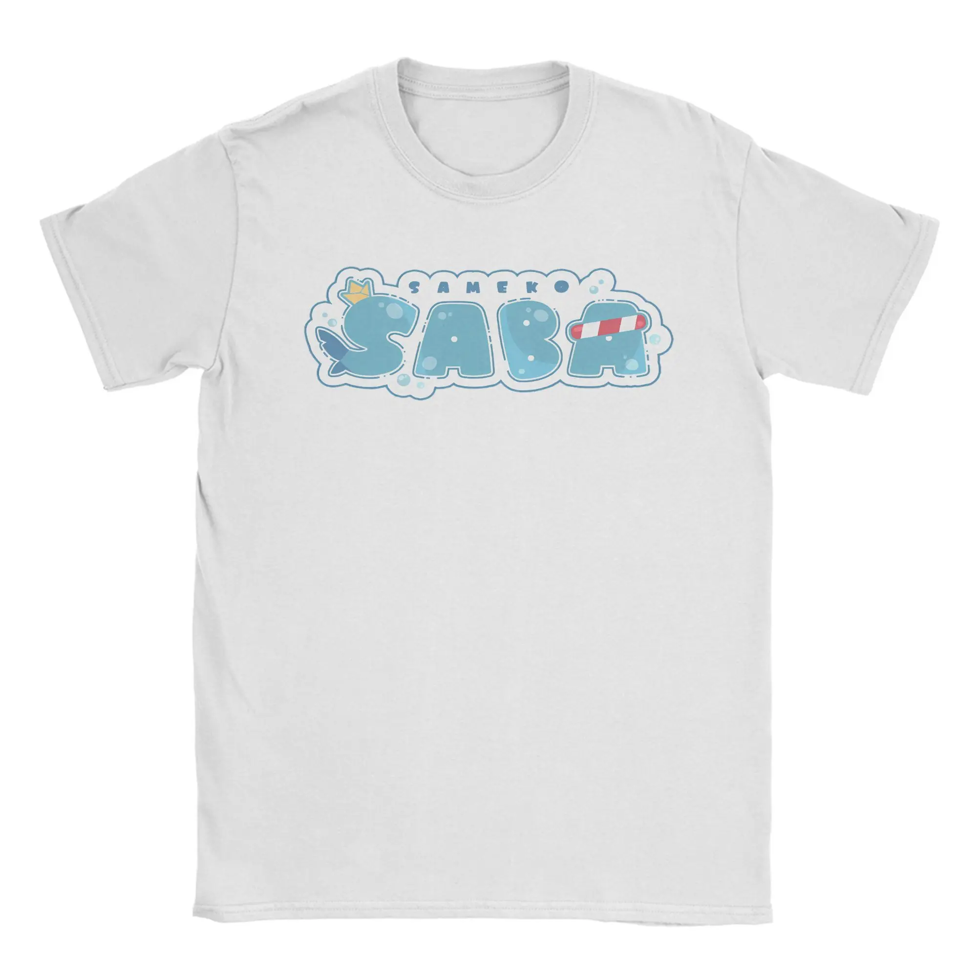 

Sameko Saba 100% Cotton T Shirt For Man Beach Y2K Basic T-Shirts Breathable Novelty Tee Shirt Oversized Hot Sale Clothes