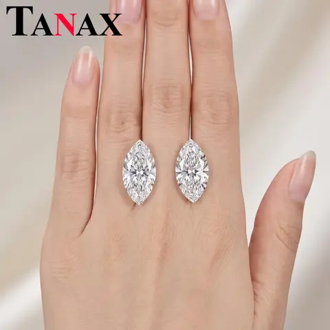 0.5ct 1ct 2ct 5ct Marquise Shape HPHT CVD Loose Lab Grown Diamond With IGI Certificate D E VVS VS Diamond For Jewelry Making