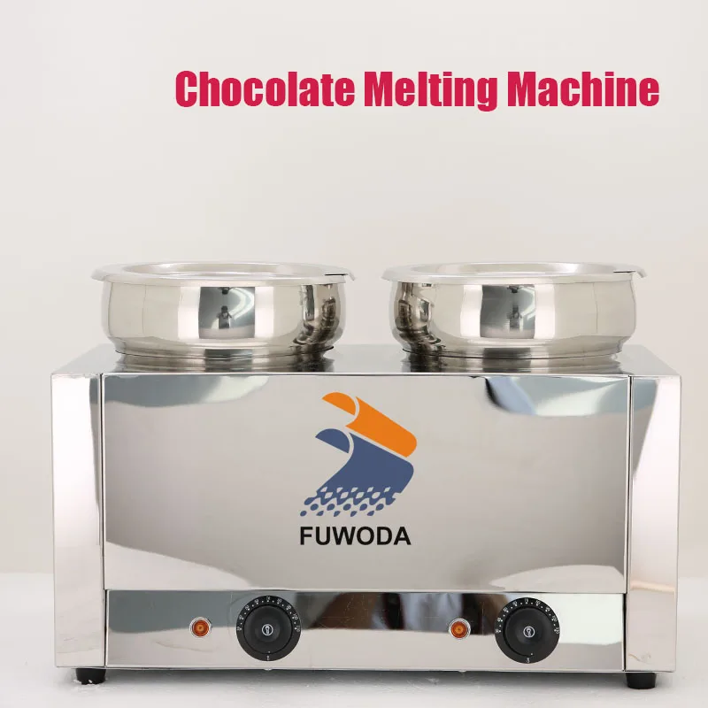 Automatic 2 Cylinders Chocolate Warmer Chocolate Melting Machine Jam Heater Machine