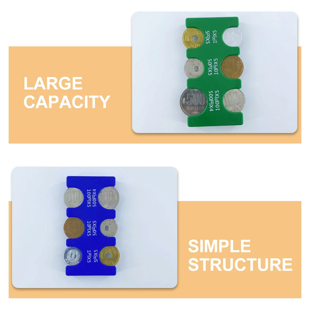 2 قطعة من لوازم جامعي مشبك العملات المعدنية، فارز ABS لموزع المحفظة