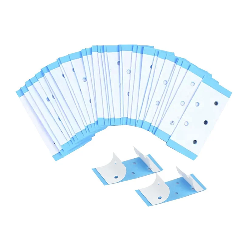 

A02F-144PCS Wig Tape Strips Waterproof Double-Sided Wig Tape For Lace Wig Blue Adhesive Tape For Wigs Hair Extension Toupees
