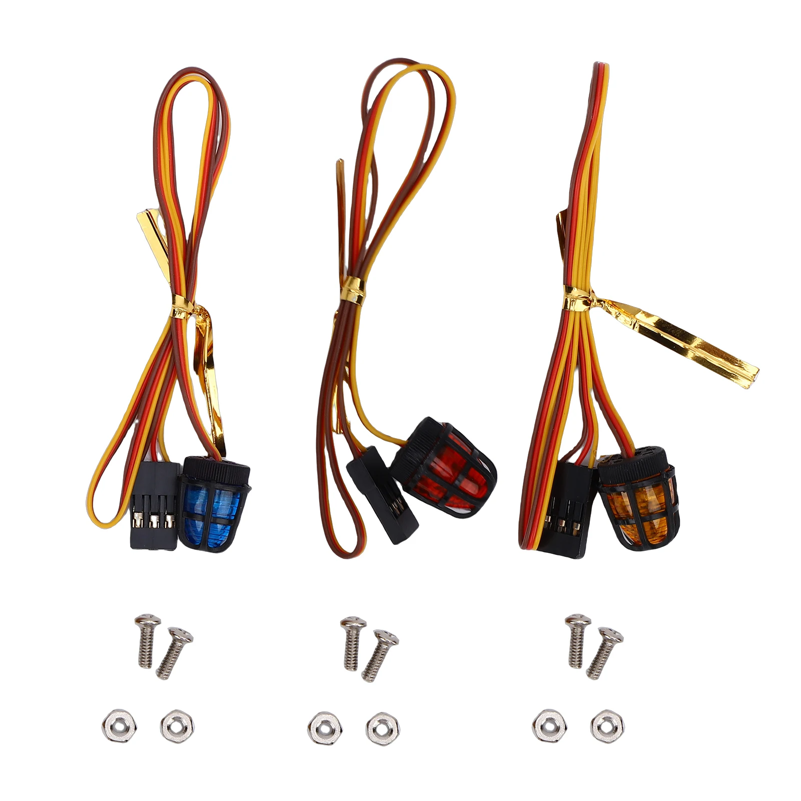 

RC Flashing LED Lights RC Flashing LED Lights with CH3 Control Mode Rotating Beacon Light for Construction Ambulance Vehicle