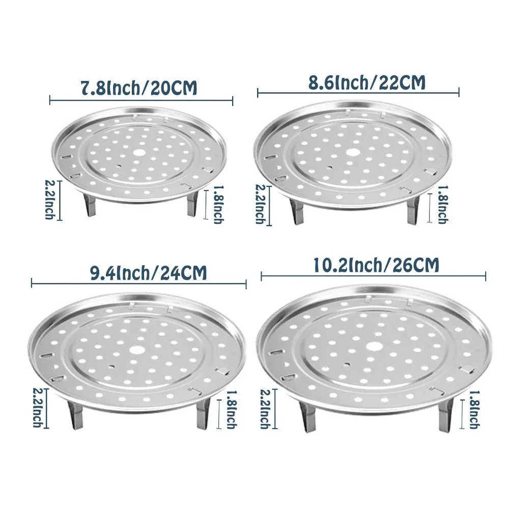 Steamer Rack Stainless Steel Instant Pot Accessories, Cooking Ware Thickened Steaming Rack Stand