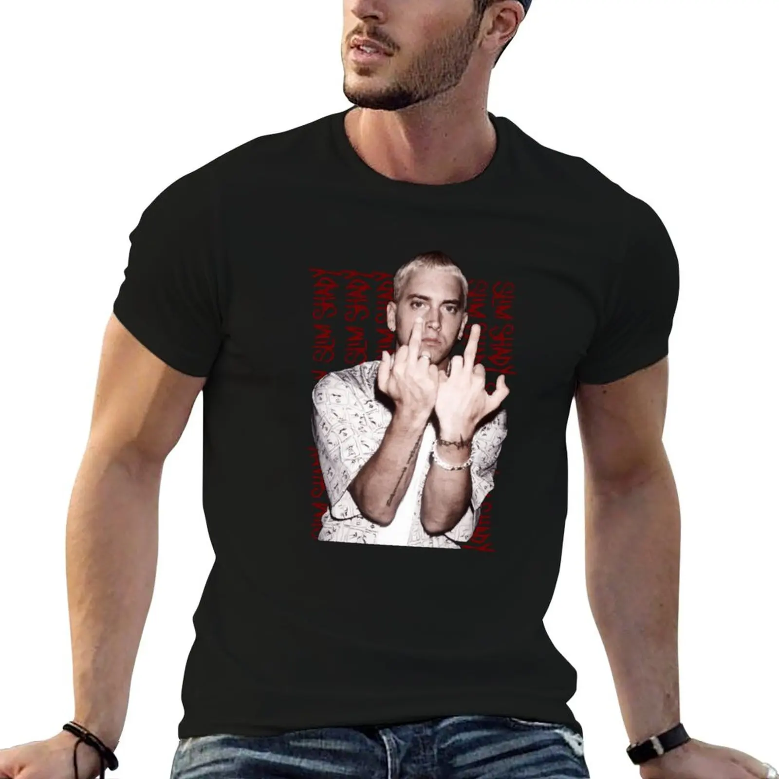 

Slim Shady T-Shirt man t shirts for men printed t shirts for man t shirt for man 100 percent cotton T-Shirt