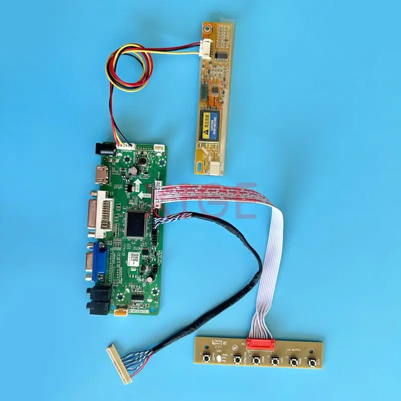 MNT68676 Driver Controller Board Fit LTN156AT01-A01 B156XW01 V0 1366*768 1CCFL 30Pin LVDS Kit DIY VGA DVI HDMI-Compatible Matrix