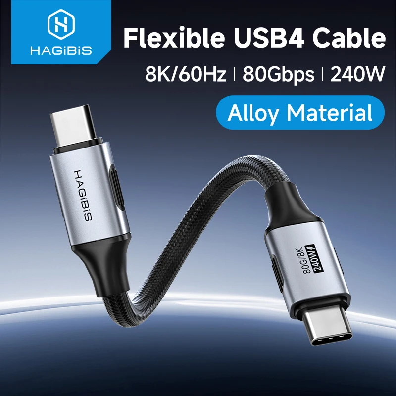 �y�Z�[�����z�n�M�r�X USB 4 �P�[�u�� USB C to USB C �E���g���\�t�g 240W 80Gbps �����R�[�h 8K�Ή� Thunderbolt 4/5 iPhone 17 Pro iPad�Ή�