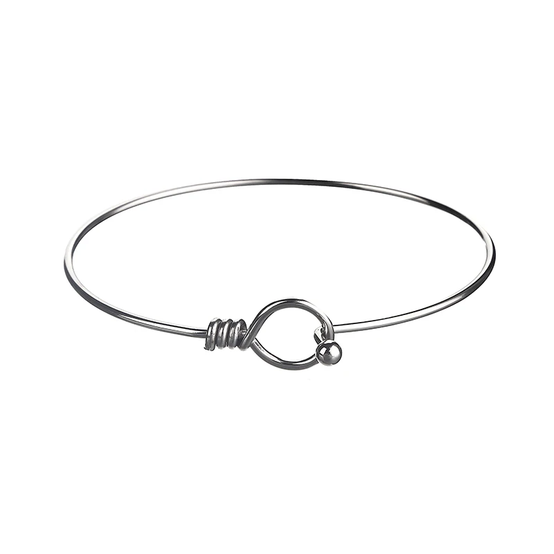 New Fashion Jewelry Women's Gifts Can Be Diy Hand Matched With Decorative Metal Titanium Steel Polished Stainless Steel Bracelet