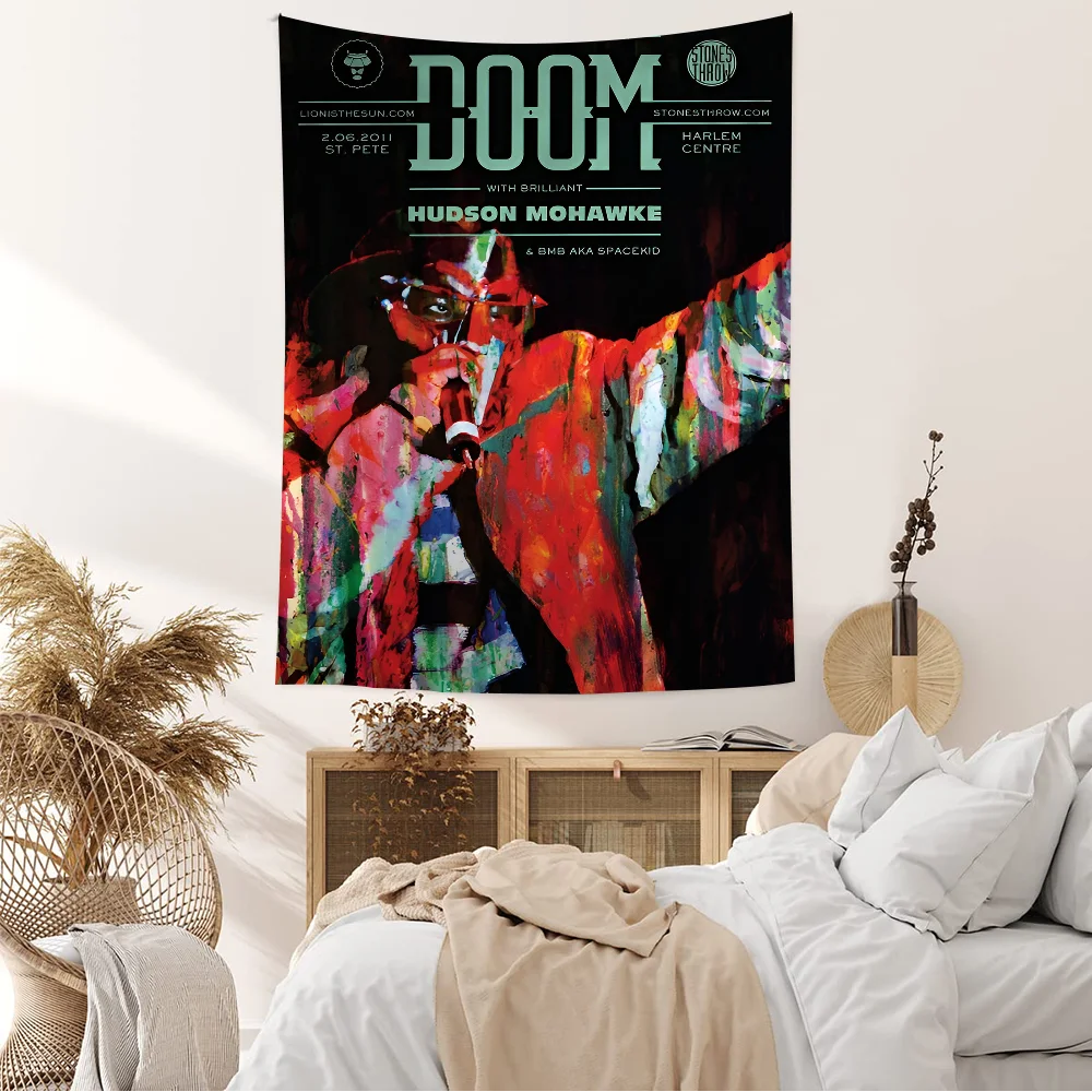 M-MF D-DOOM Colorful Tapestry Wall Hanging Bohemian Wall Tapestries Mandala Wall Art Decor