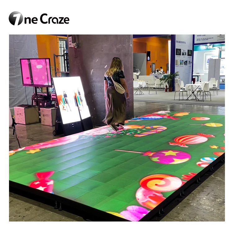 SAIO Ground Sports Games System Machine kinect sensor led display Touch Screen Floor Interactive SAIO For Gymnasium