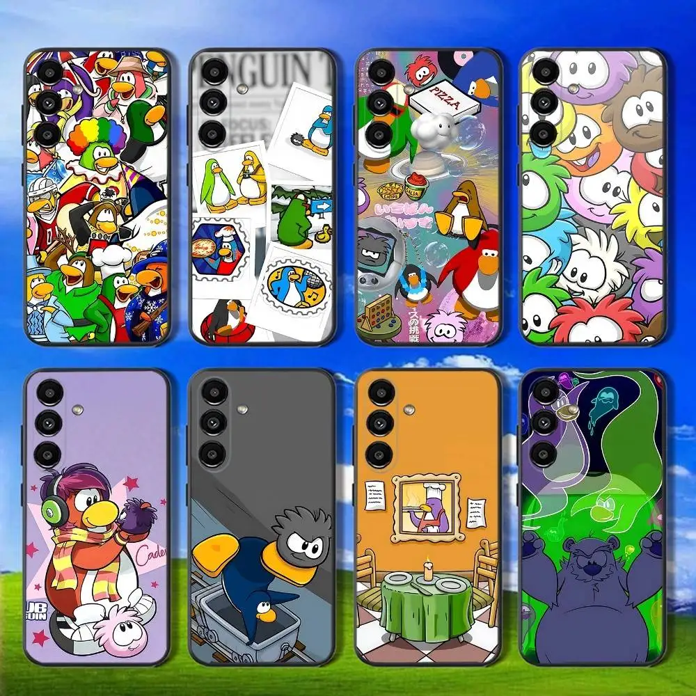 

Game C-Club PenguinS Phone Case For Samsung Galaxy A13,A21s,A22,A31,A32,A52,A53,A71,A80,Soft Black Shell