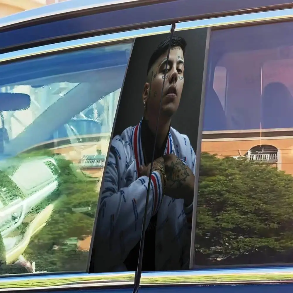 

D-duki Rapper Sticker B Pillar Sticker Universal Sticker Funny Sticker Car Sticker