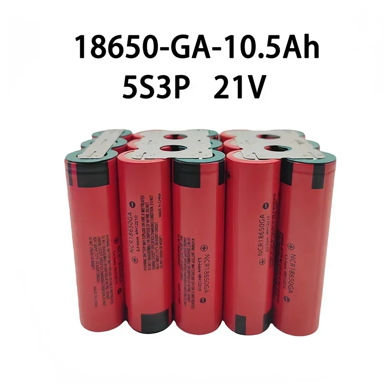 New 1S3P,2S1P,3S1P,4S1P,4S2P,4S3P,5S1P,5S2P,5S3P,5S4P, 3.7V, 8.4V,12.6V,16.8V,18V, 18650 GA 30A screwdriver battery with welding