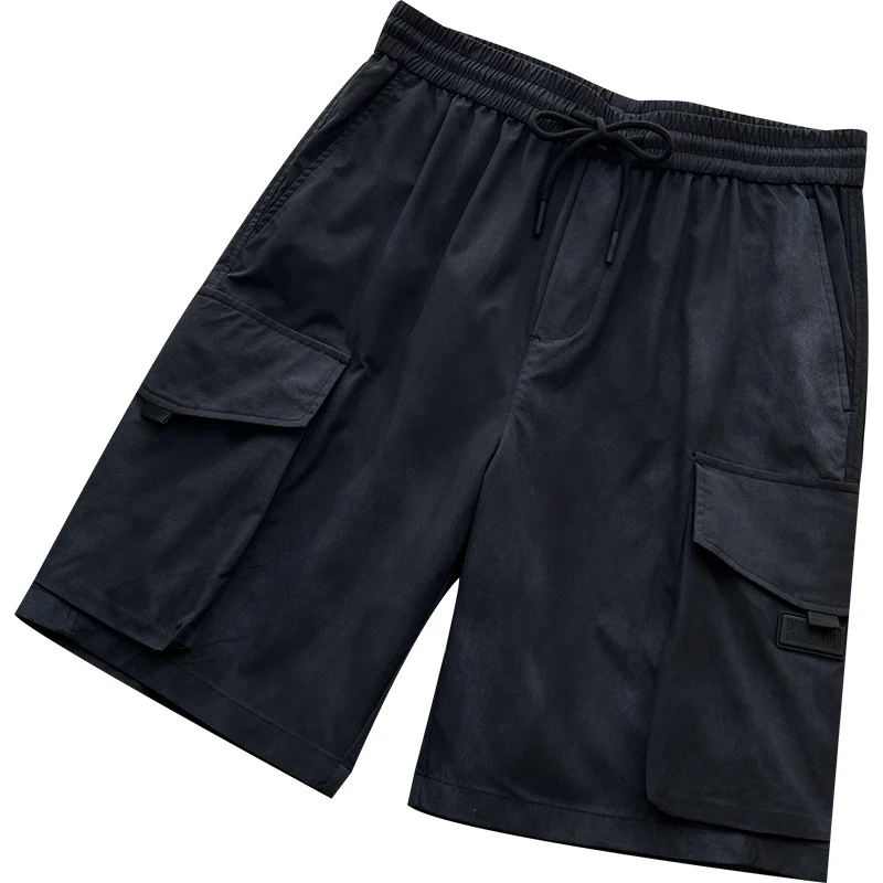 Estate Casual Loose Fit orts Cinque-ket Workwear Sle ex Pantaloni sportivi per il tempo libero in vita elastica per uomo e donna