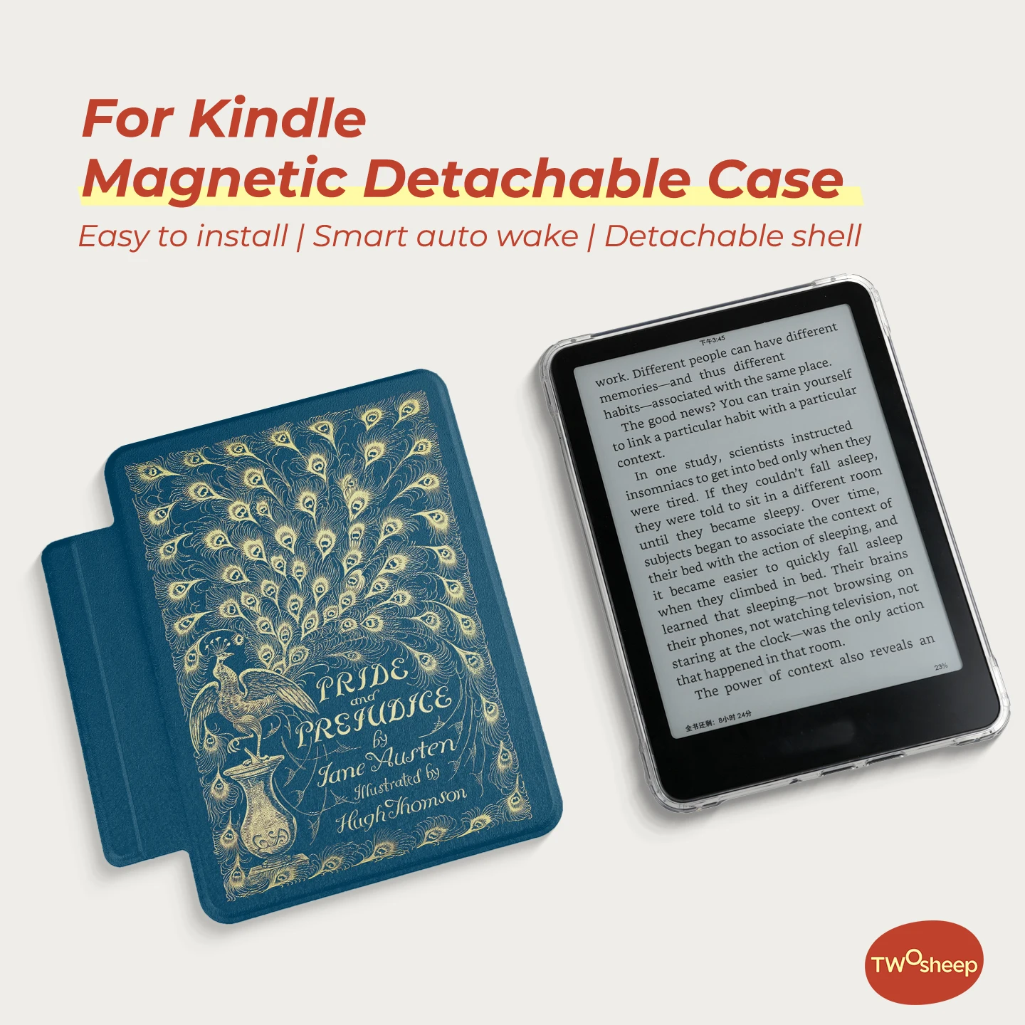 �y�Z�[�����zKindle 11th/Colosoft Paperwhite 12th/11th/10th/7th�Ή� �c�[�V�[�v �X�[�c�P�[�X�^�P�[�X �}�O�l�b�g�����E�\ �N���A�o�b�N �I�[�g�E�F�C�N/�X���[�v ���B���e�[�W�u�b�N��