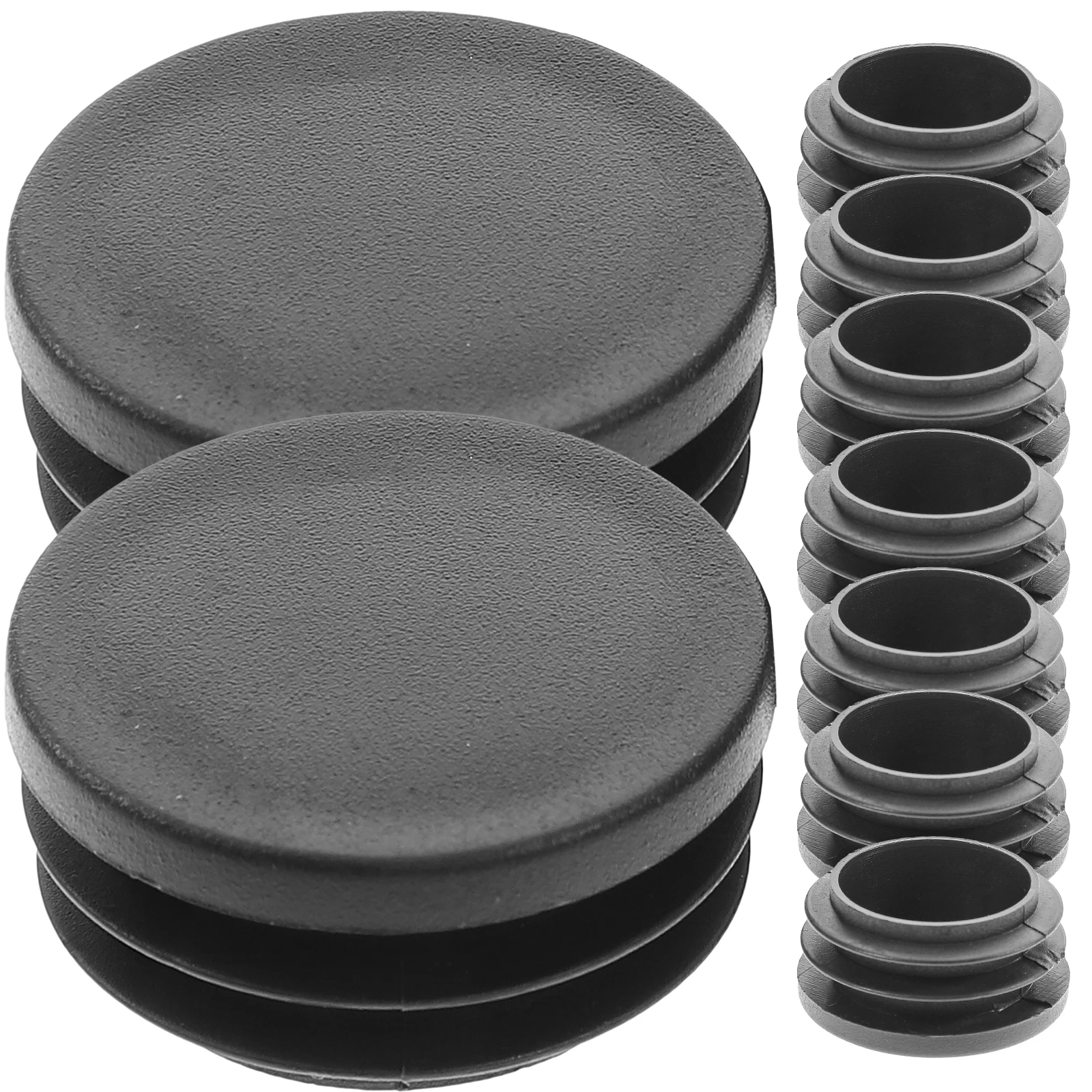 

100 Pcs Furniture Foot Stopper Rectangle Leg Caps Chair Table Durable PP Material Floor Glide Cover Plastic End Insert Tube
