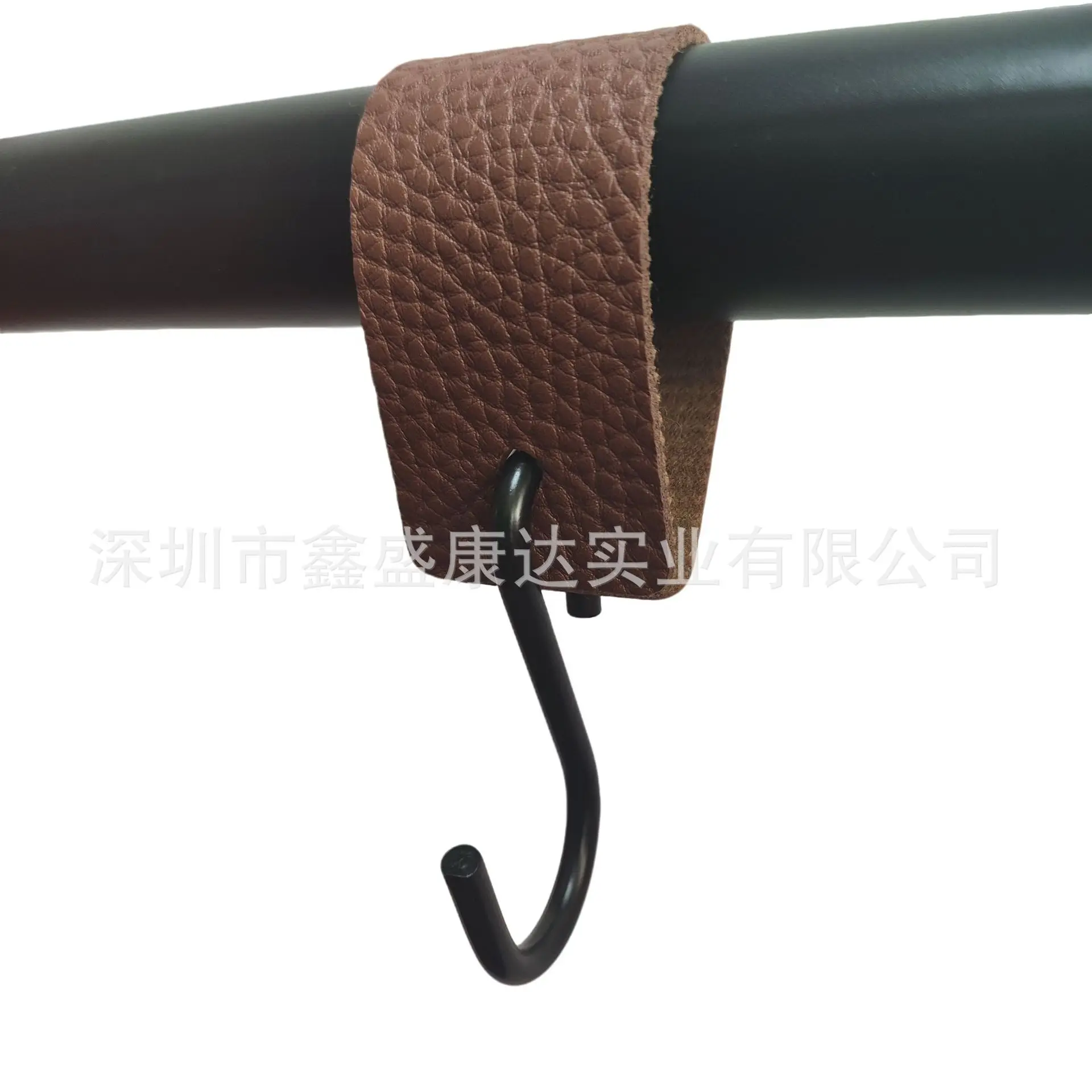 Kitchen, bathroom, leather clothes and hats storage hook, office diameter 3 cm pole, multifunctional leather metal S-shaped hook