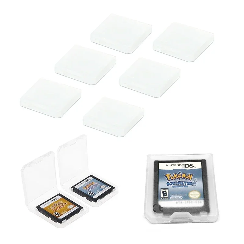 

10pcs NDS Game Card Storage Case NDS Lite Cartridge Clear Display Box