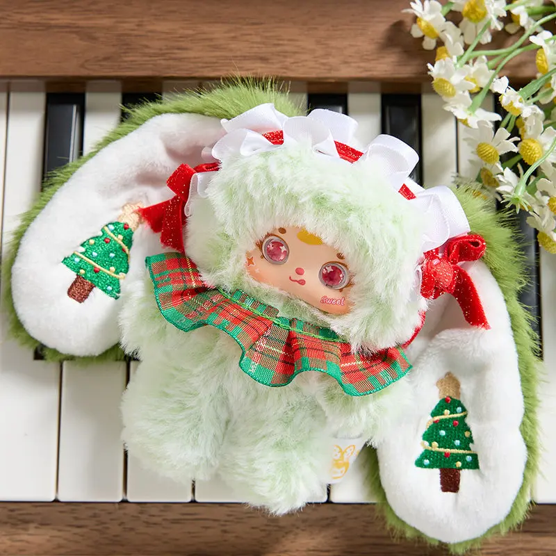 

Samuel Snowy Night Tea Party Series Trendy Toy Blind Box Kawaii Plush Doll Keychain Backpack Charm Surprise Gift For Girls