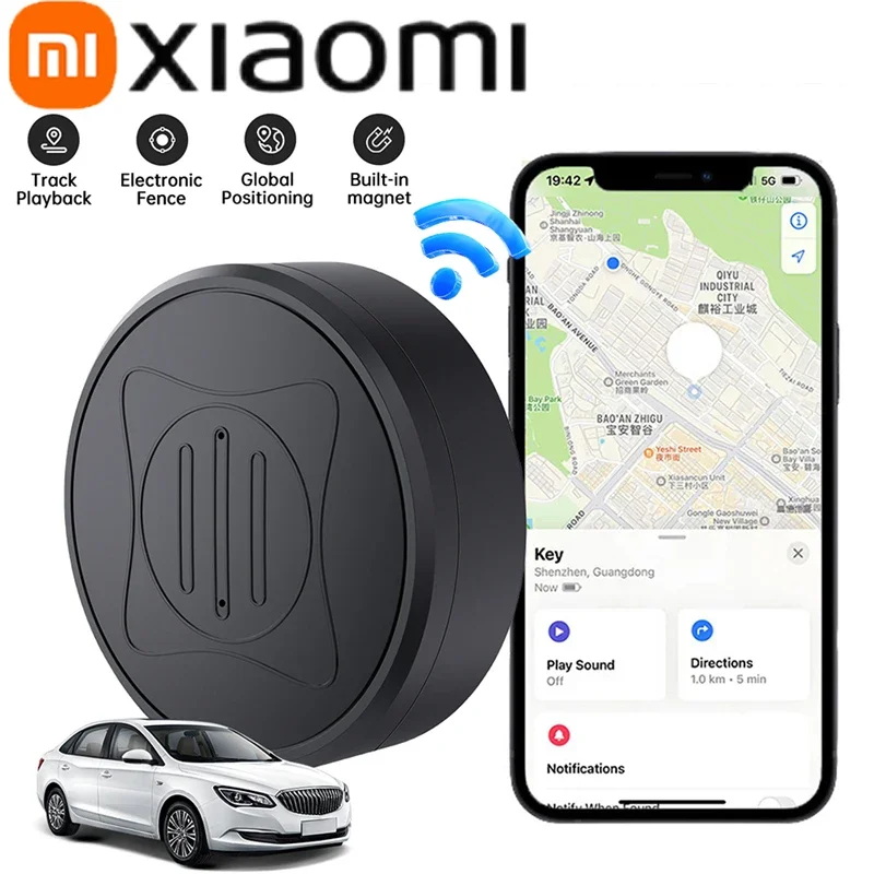 Lokalizator GPS Xiaomi Silne magnetyczne urządzenie zapobiegające zgubieniu samochodu Stojak na torbę dla dzieci dla IOS Android Smart Finder