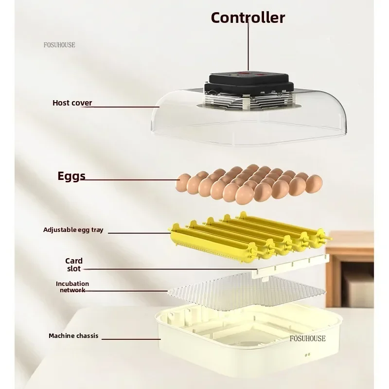 

Fully Automatic Intelligent Breeding Incubators Small Household Incubator Professional Multi-functional Incubator for Dormitory