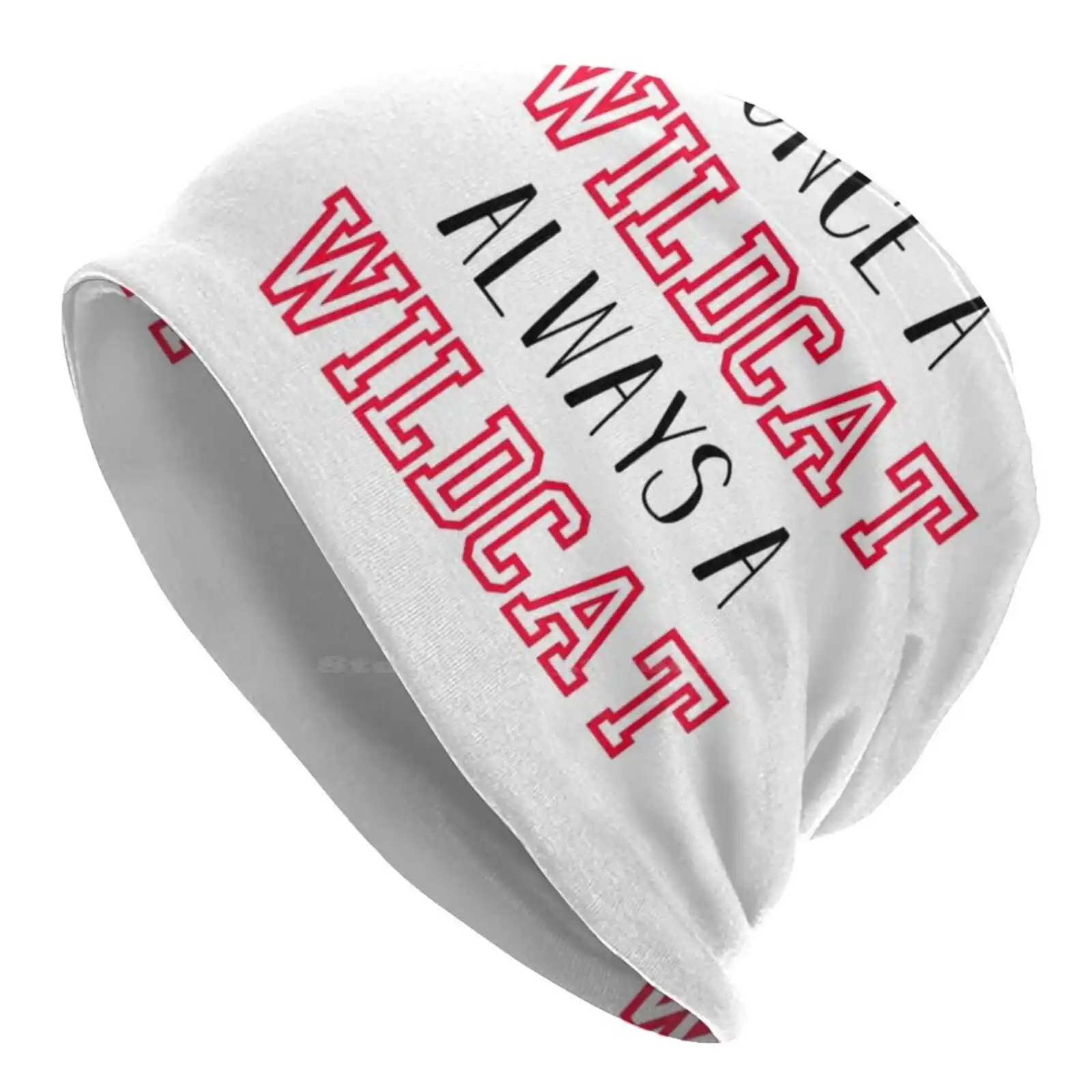 Once A Wildcat 58D Print Cap Fashion Outdoor Beanie Tumblr Hsm 3 Troy Bolton Gabriella Montez Romance Love High School Musical