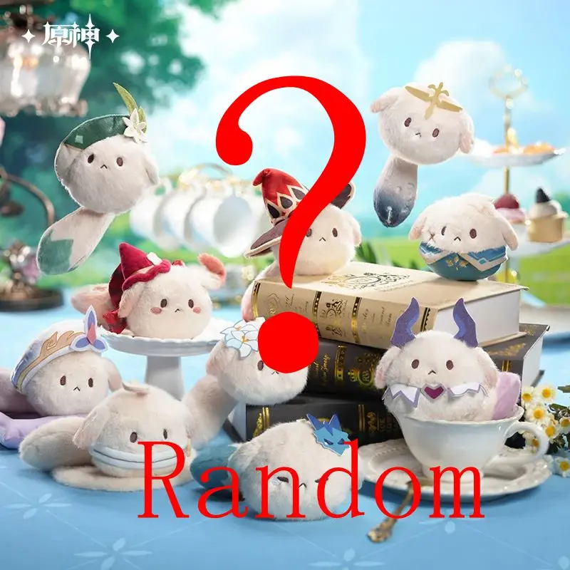 Genshin Impact Official Tea Party Buddy Dudu Cute Toy Keychains and Merchandise Trendy Birthday Gifts