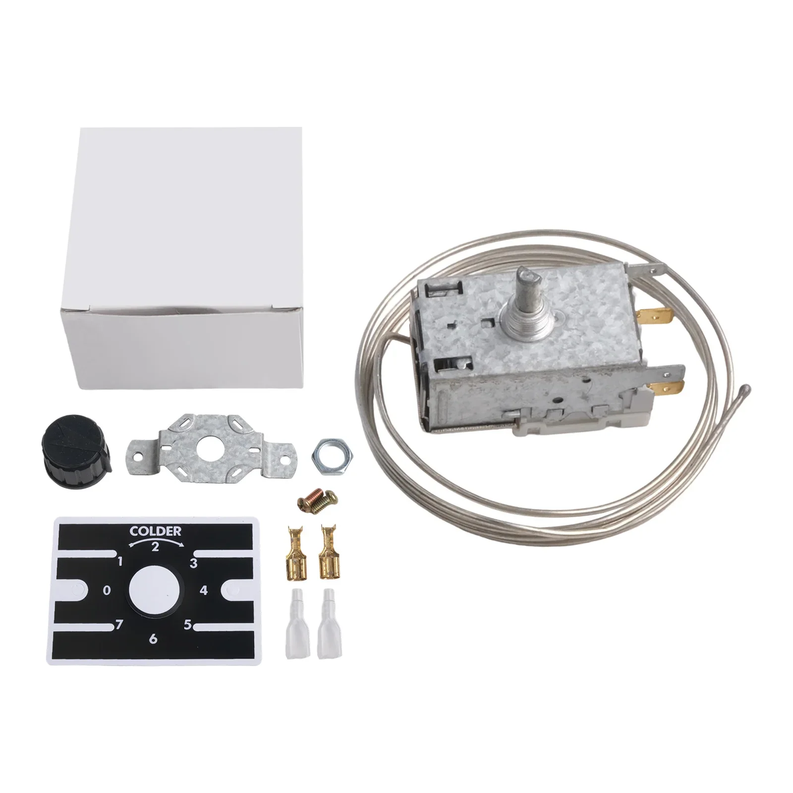 K50 Capillary Thermostat For Refrigeration Control In Fridge Display Case Drink Chiller And Solidification Applications