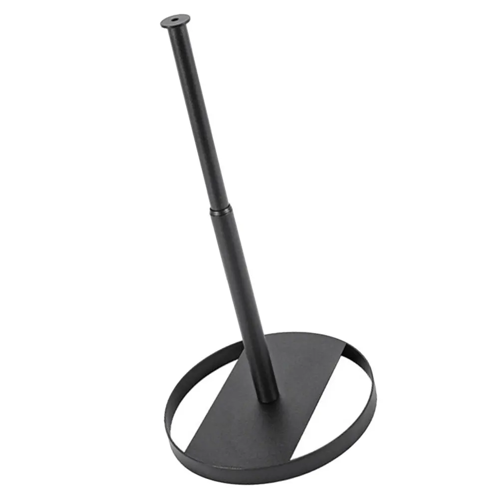 

Sturdy Metal Standing Toilet Paper Holder Strong Base Easy Install Decorative Bathroom Kitchen Tissue Rack Dispenser Bedroom