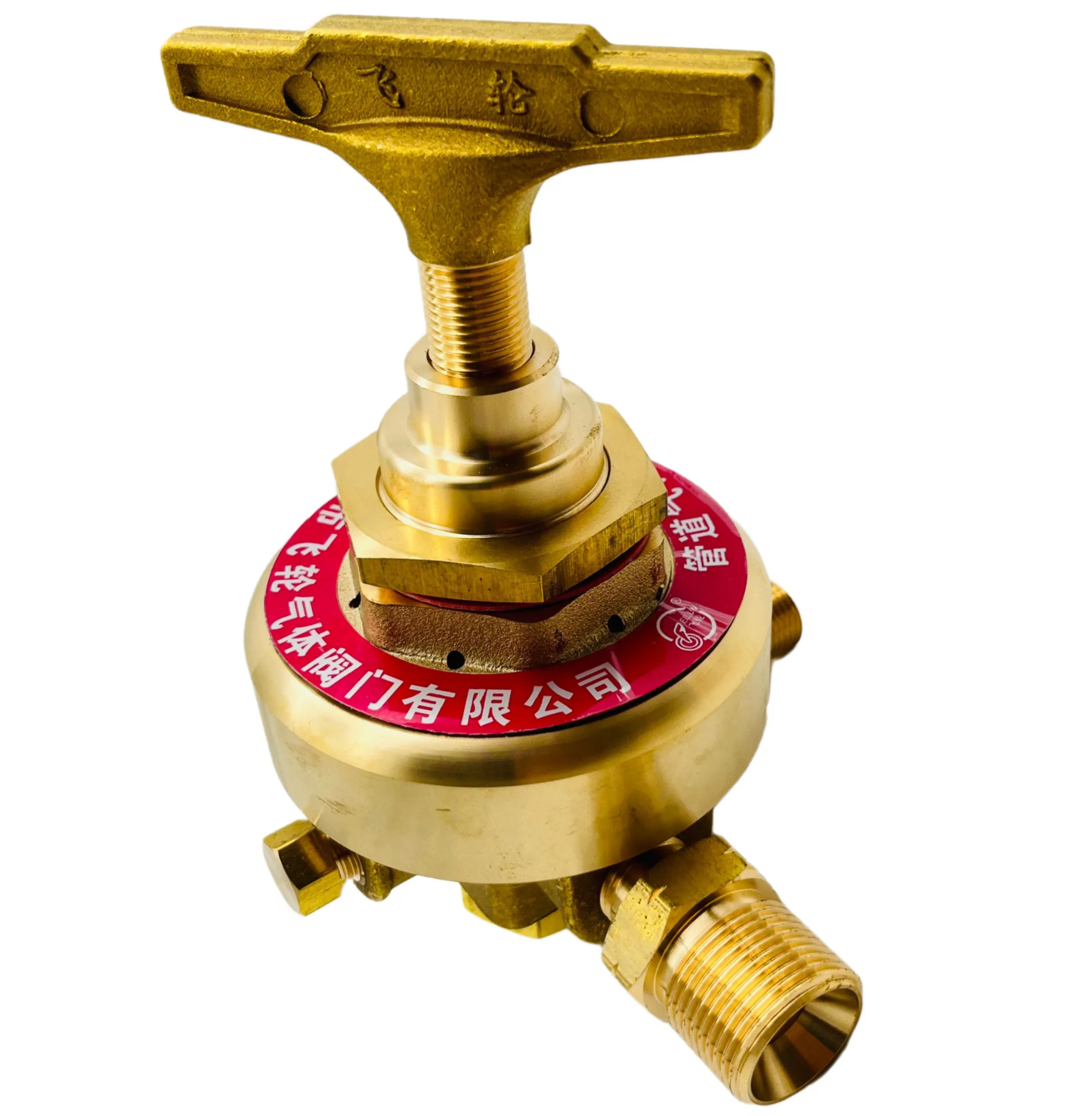 Brass material oxygen regulator nitrogen pressure reducing valve