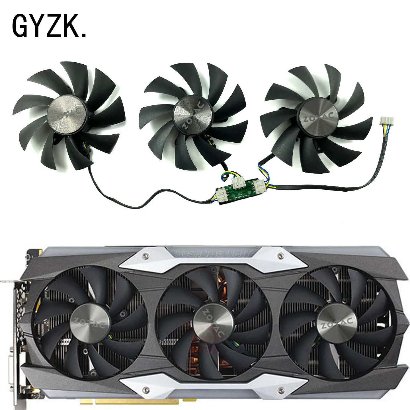 

Сменный вентилятор для видеокарты ZOTAC GTX 1080ti AMP Extreme GA92S2U