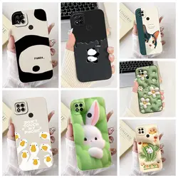 포코 C31 C40 C55 용 케이스, 귀여운 만화 고양이 럭셔리 실리콘 백 커버, 샤오미 포코 C40 휴대폰 케이스, 충격 방지